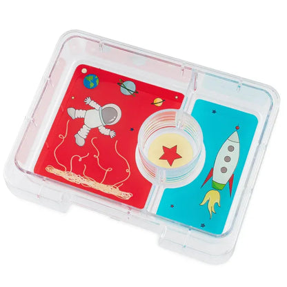 YUMBOX Snack 3 Compartimentos - Surf Blue Rocket