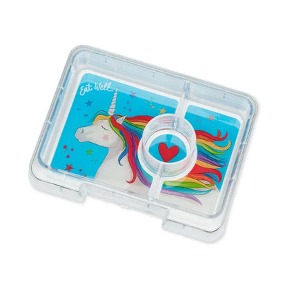 YUMBOX Snack 3 Compartimentos - Malibu Purple Magical Unicorn