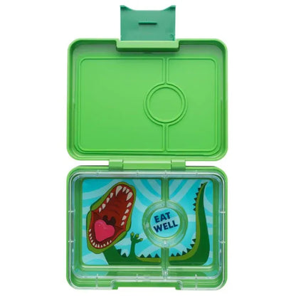 YUMBOX Snack 3 Compartimentos - Jurassic Green Dino