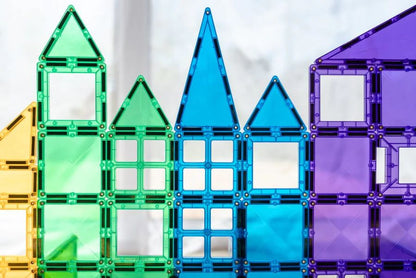 Construcciones Magnéticas Rainbow Mega Pack 212 piezas - Connetix Tiles