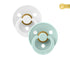 2 Chupetes BIBS White/Mint