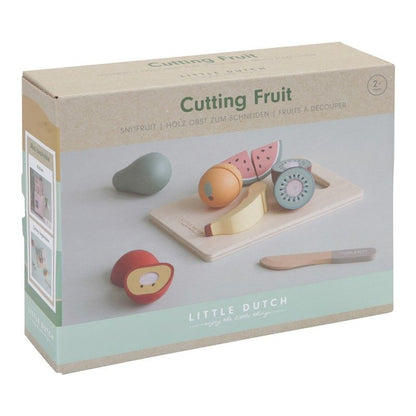 Frutas para cortar madera Little Dutch