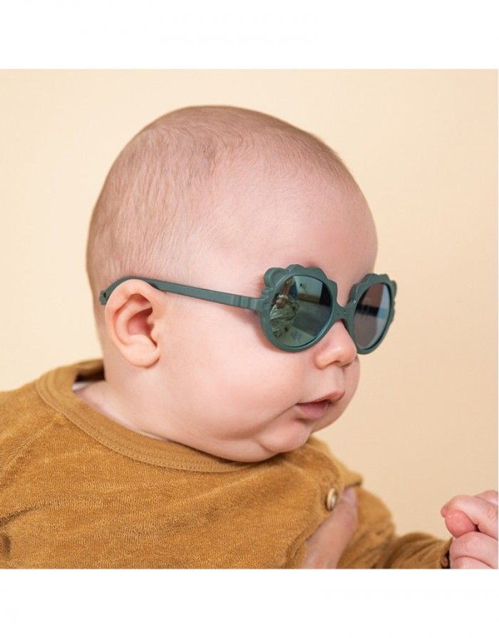 Gafas Sol Bebé Kietla Lion Green 0-12 meses