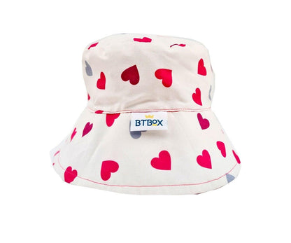 Gorro Playa Reversible UPF 50 Corazones 2-5 años