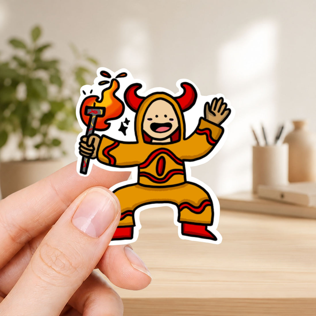 Sticker Enganxina Vinilica FM - Diable