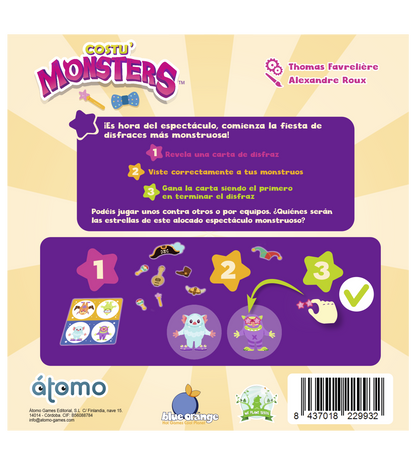 Juego Costu Monsters