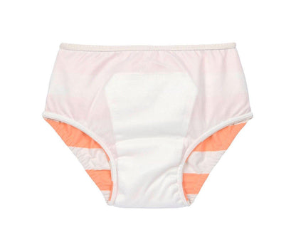 Bañador Pañal Stripes Milky Peach Lässig