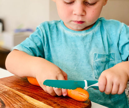 Cuchillo KiddiKutter Autonomía Niños Azul