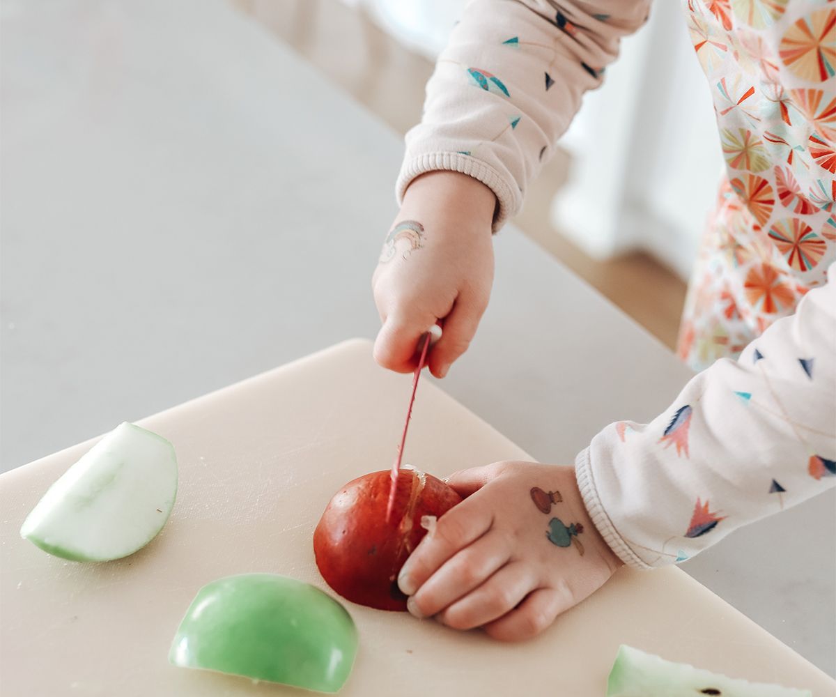 Cuchillo KiddiKutter Autonomía Niños Azul