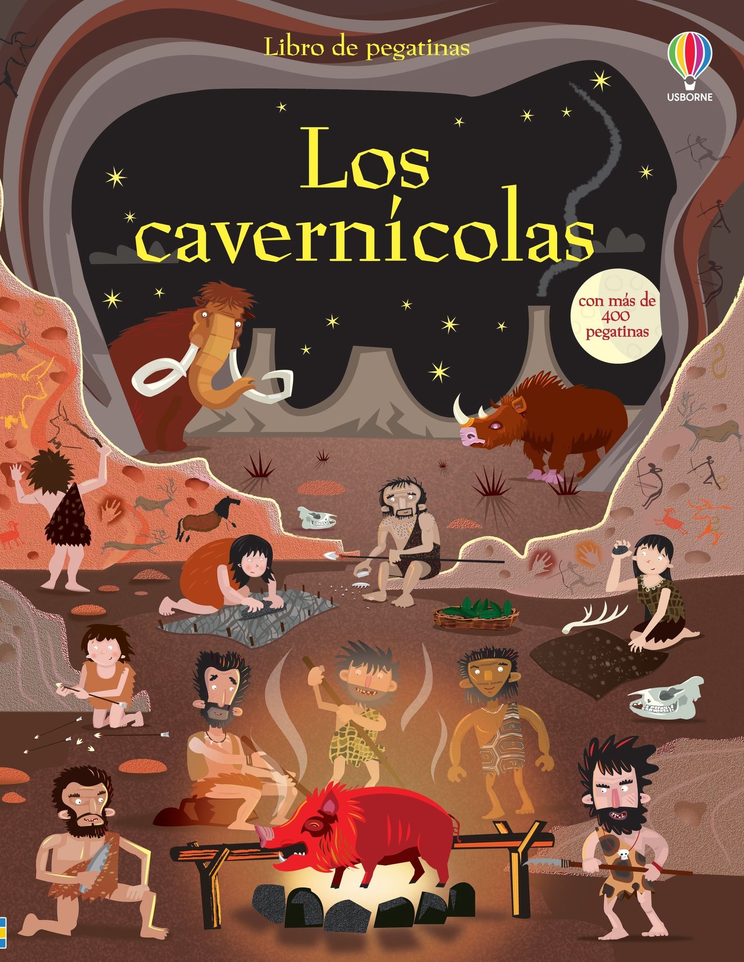 Libro Pegatinas Los Cavernícolas