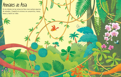 Libro Pegatinas la Selva