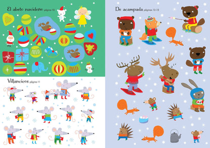 Libro Pegatinas Navidad