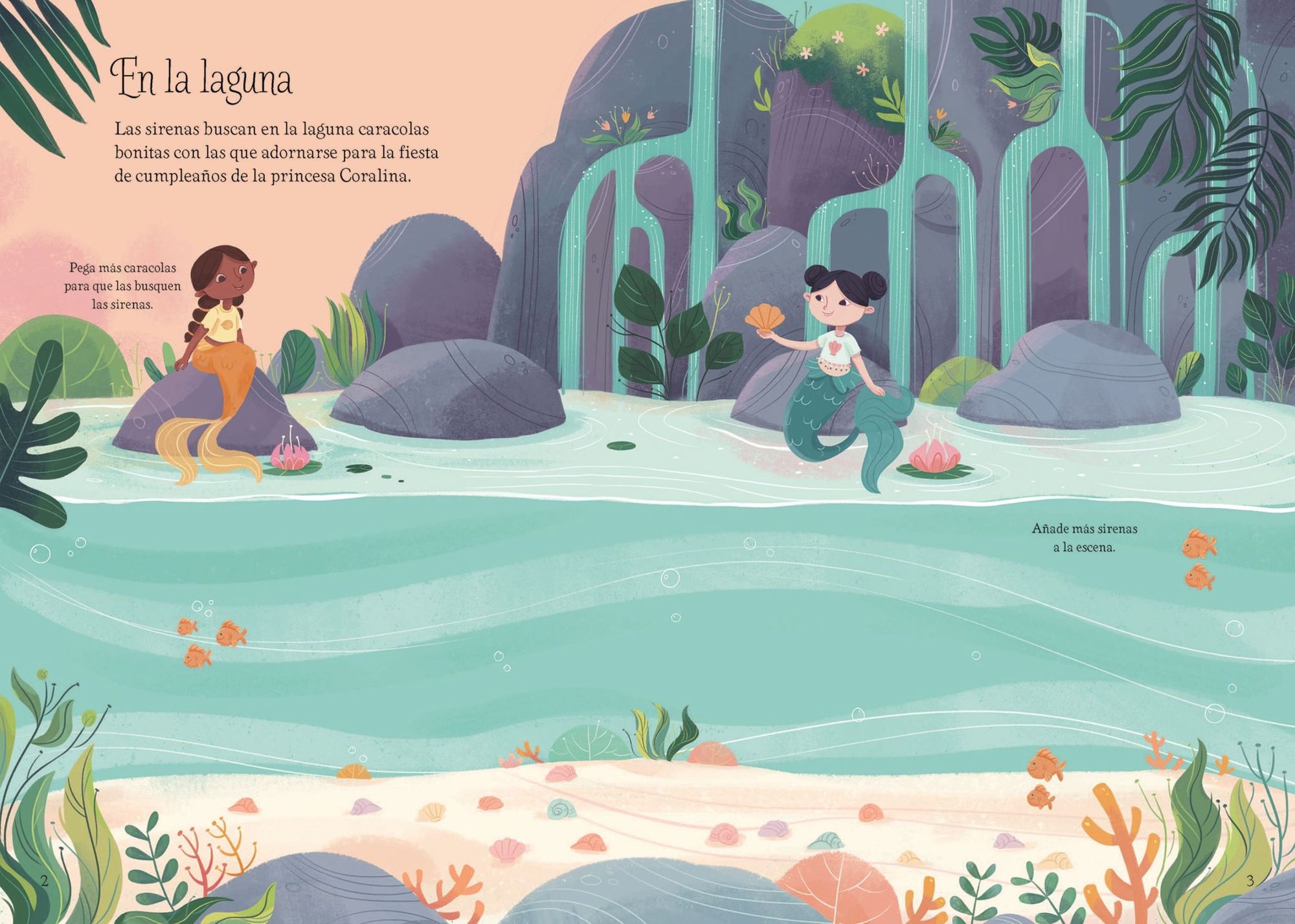 Libro Pegatinas Sirenas