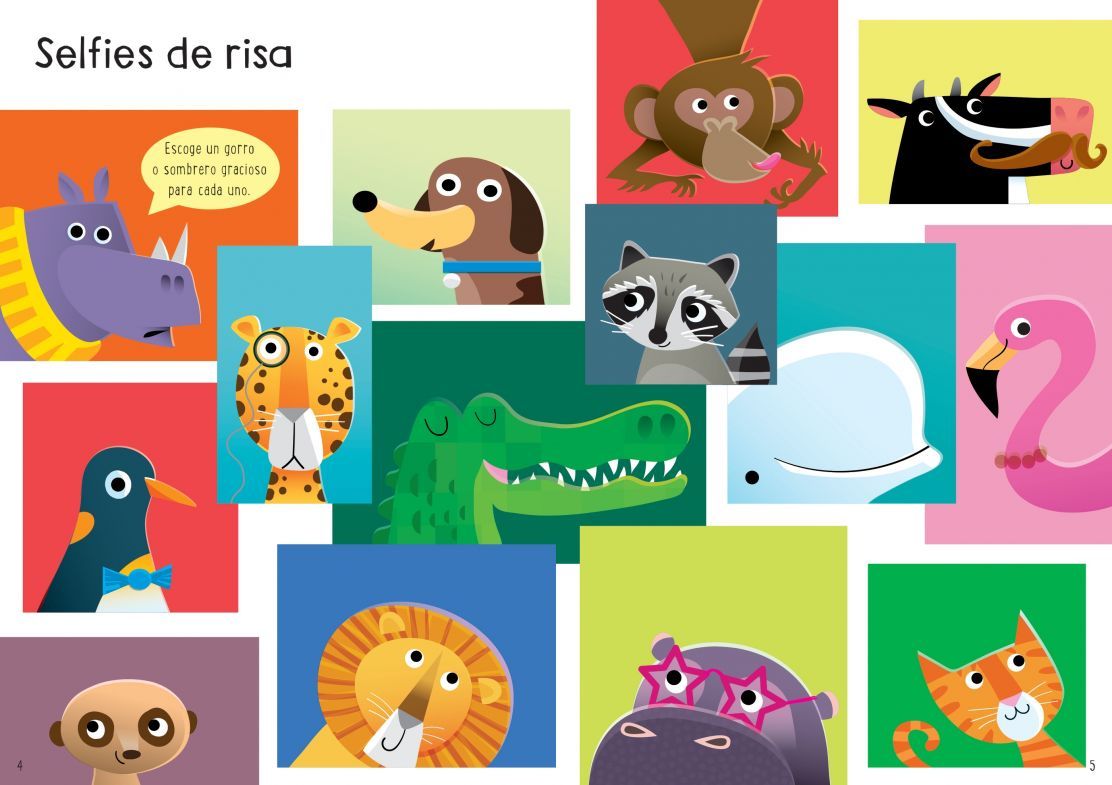 Libro Pegatinas Sombreros Divertidos