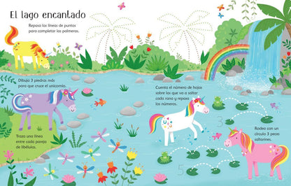 Libro Pizarra El mundo de los unicornios