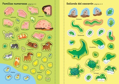 Libro Pegatinas Crías De Animales