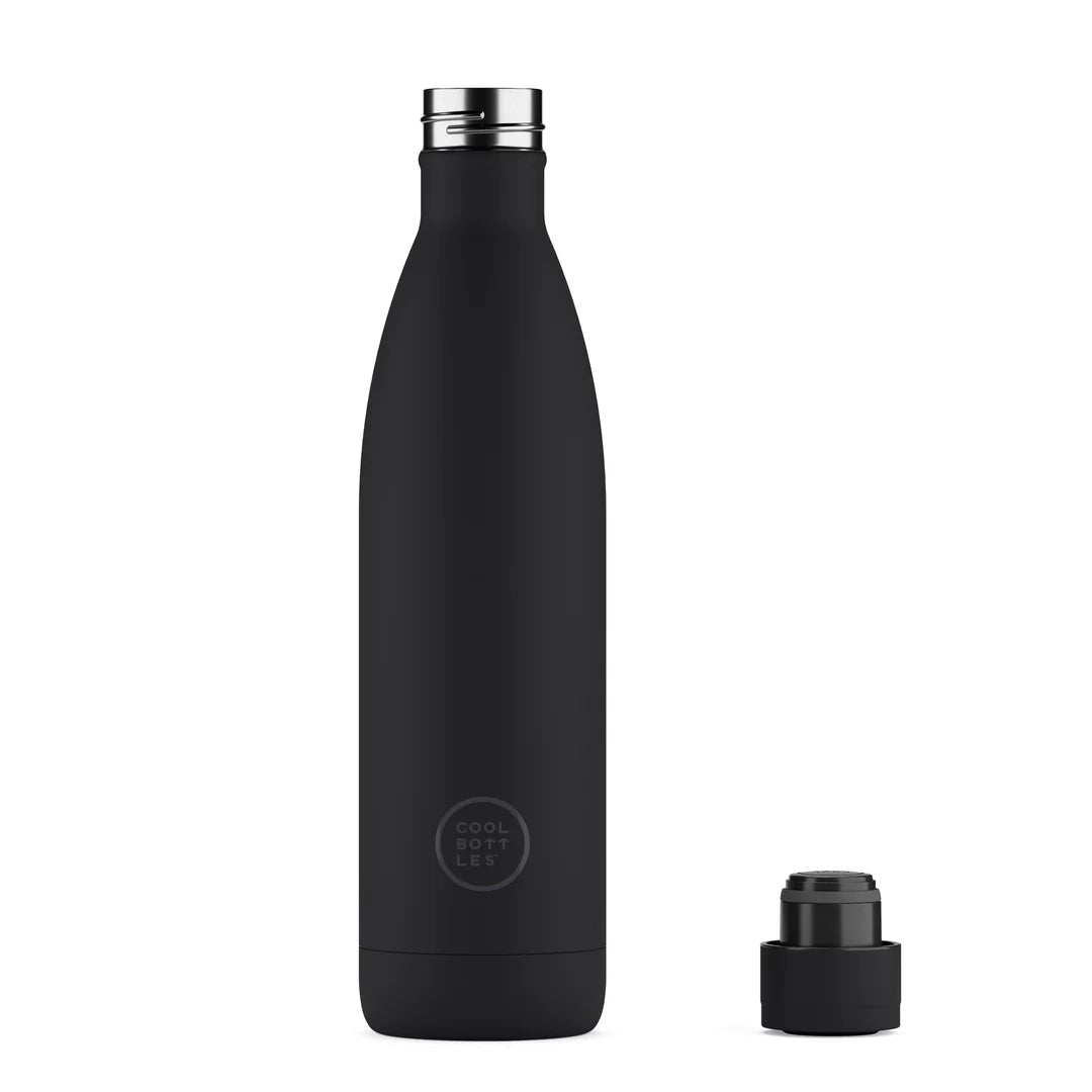 Botella Termo 750ml Cool Bottles MONO BLACK