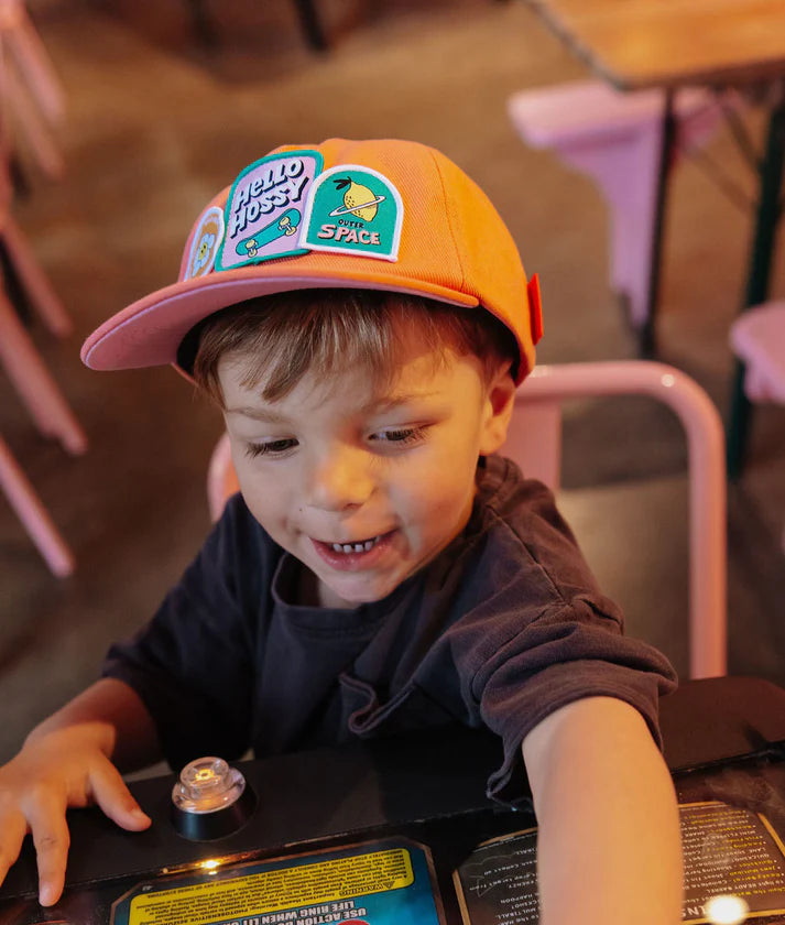 Gorra Visera Infantil + 6 años Patchy Orange Hello Hossy