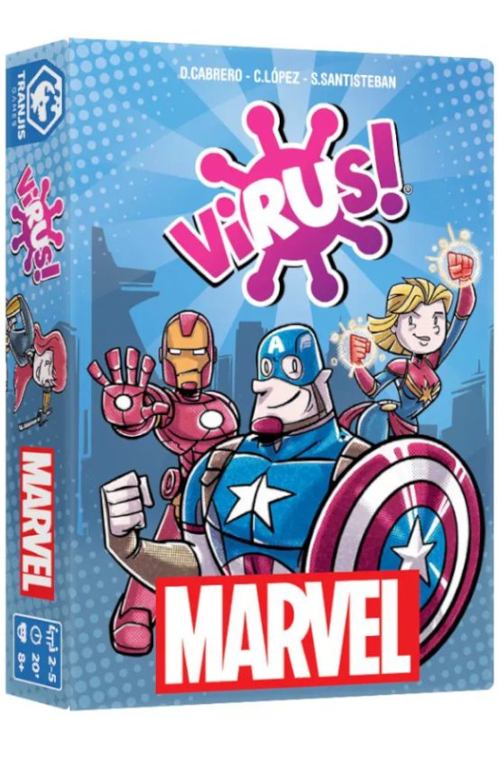 Juego de cartas Virus Marvel