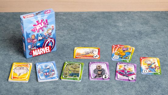 Juego de cartas Virus Marvel