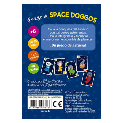 Juego de Cartas Perros Espaciales Auzou