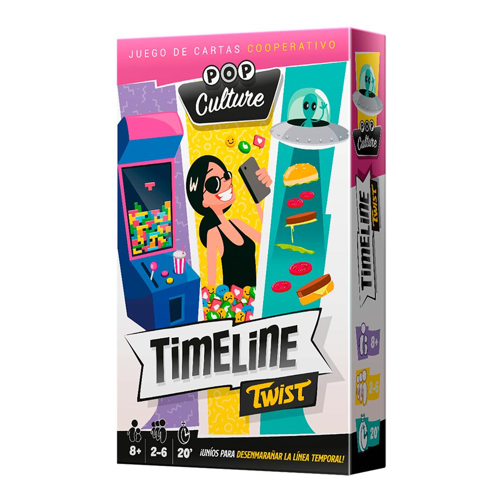 Juego de cartas Timeline Twist Pop Culture Asmodee