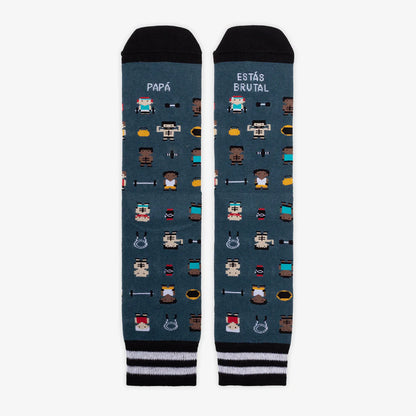 Calcetines &quot;Papá estás brutal&quot;