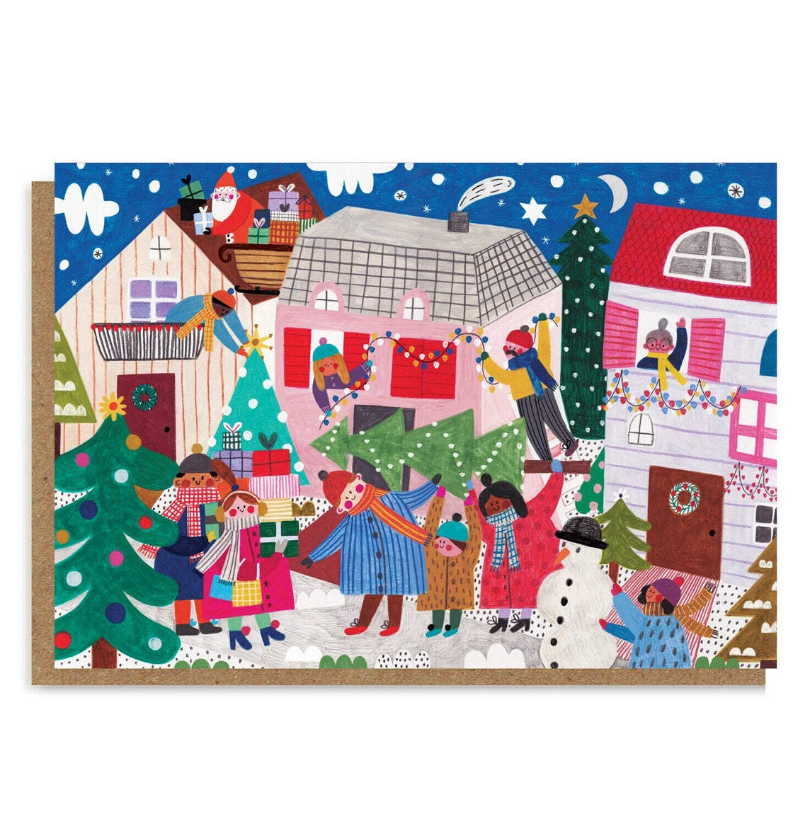 Postal CHRISTMAS SCENE Daria Solak