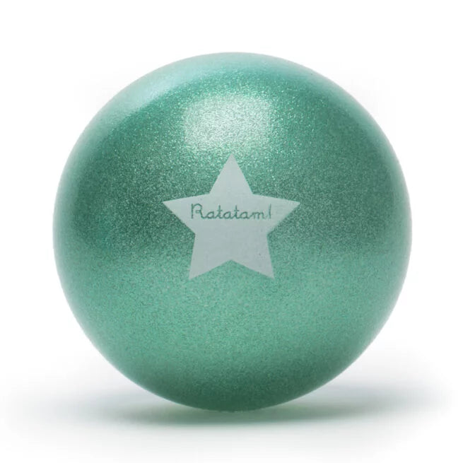 Pelota Glitter Verde 22cm Ratatam