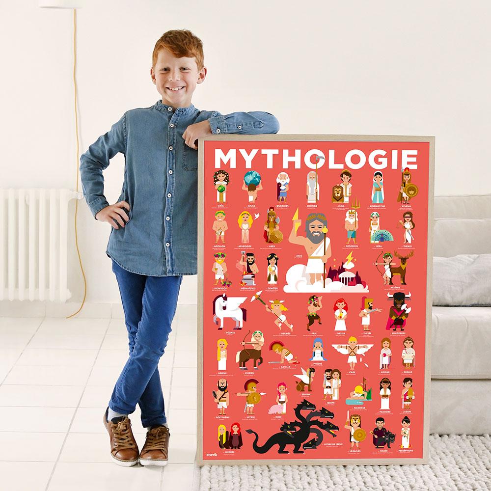 Póster pegatinas discovery mitología Poppik