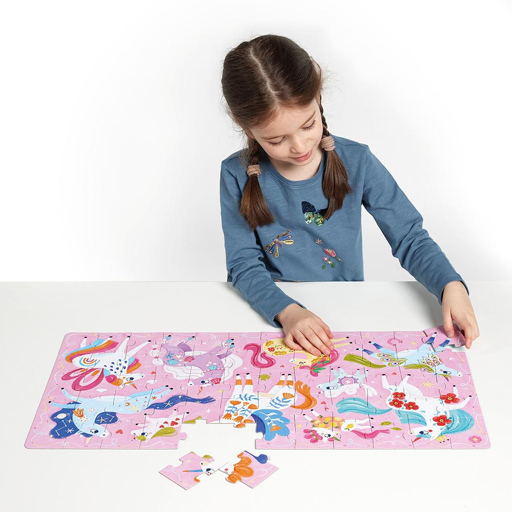 Puzzle I Love Unicorns 60 piezas