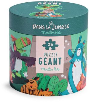 Puzzle gigante Palmera Jungla 36 piezas Moulin Roty