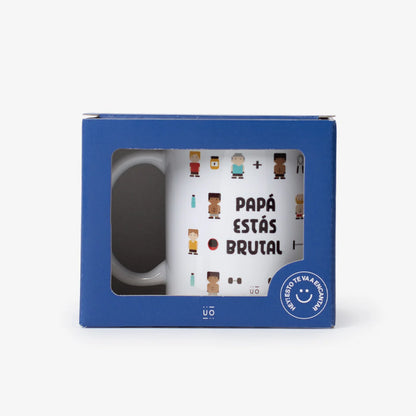 Taza &quot;Papá estás brutal&quot;