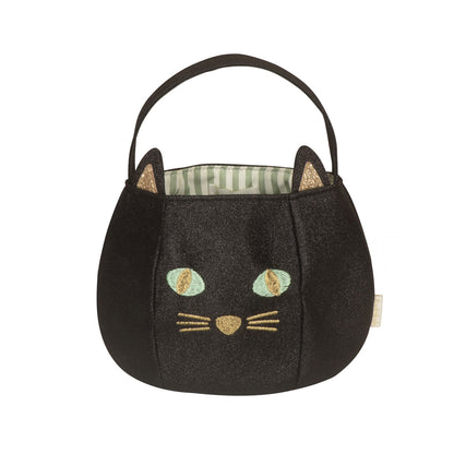 Bolso Cubo Caramelos Halloween Gato Negro Rockahula