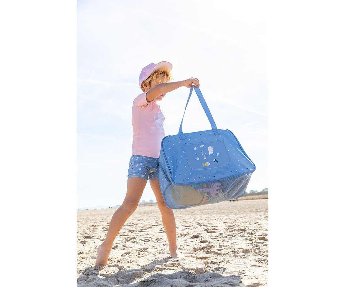 Bolso de Playa con Rejilla Fishes