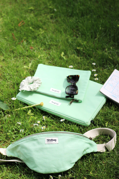 Bolso Riñonera Olivia Menta Pastel
