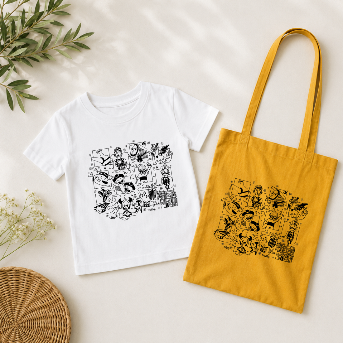 Pack Samarreta + Tote Bag (Varis Colors)