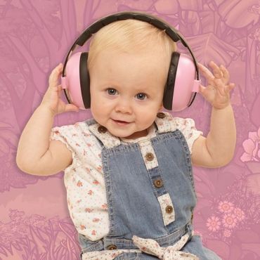 Cascos Antirruidos Bebé Banz 3-24 meses Rosa