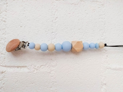 Chupetero Silicona Baby Blue