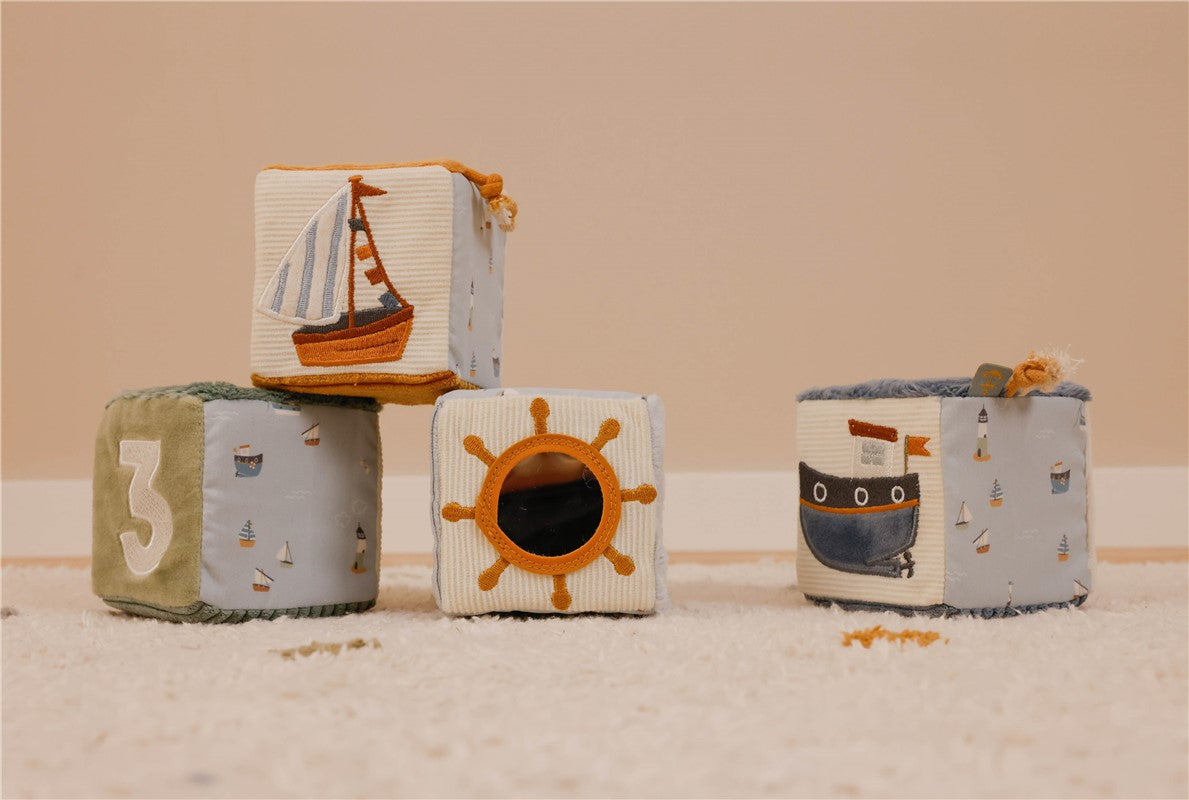 Cubos Blanditos Apilables Sailor Little Dutch