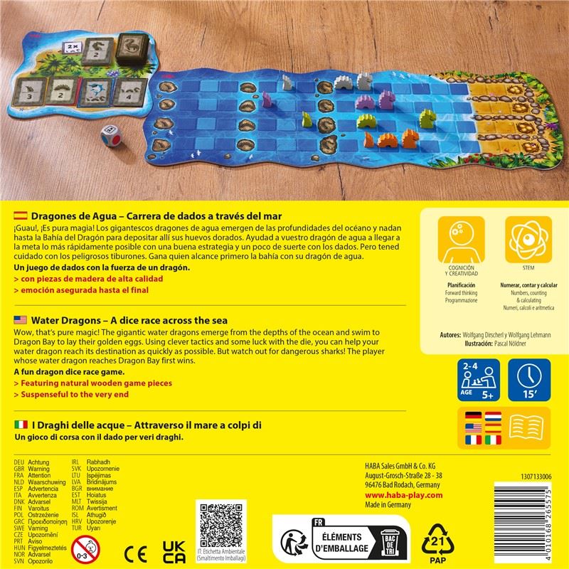 Juego Dragones de Agua Haba