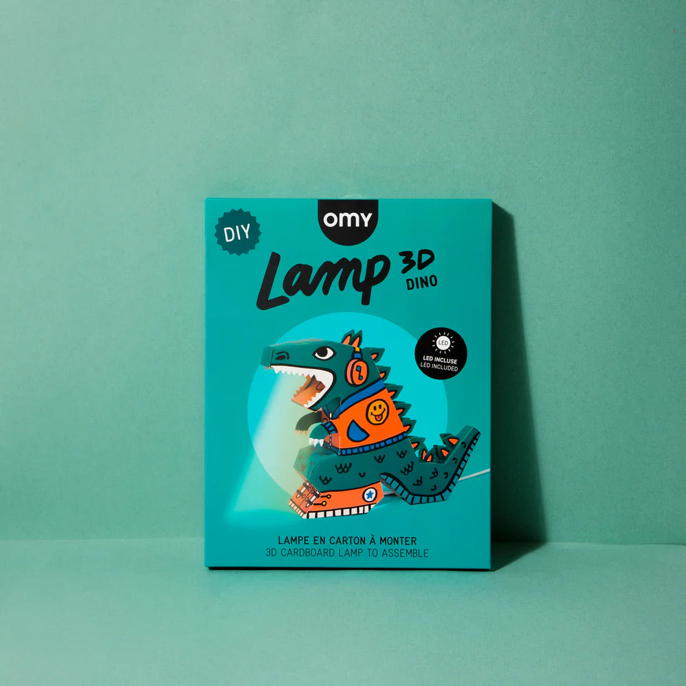 Kit DIY Lámpara 3D Dino OMY