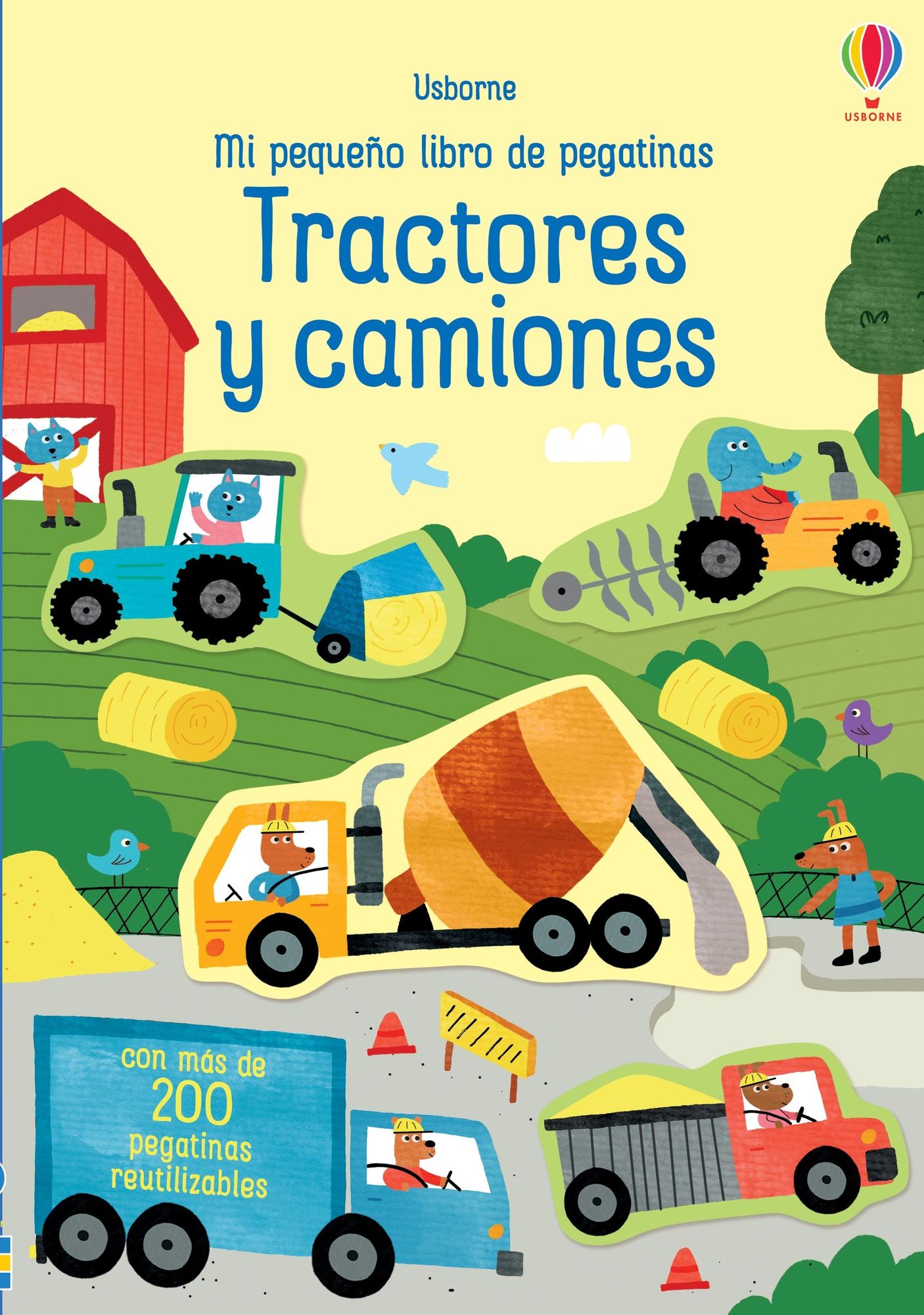 Libro Pegatinas Tractores y Camiones