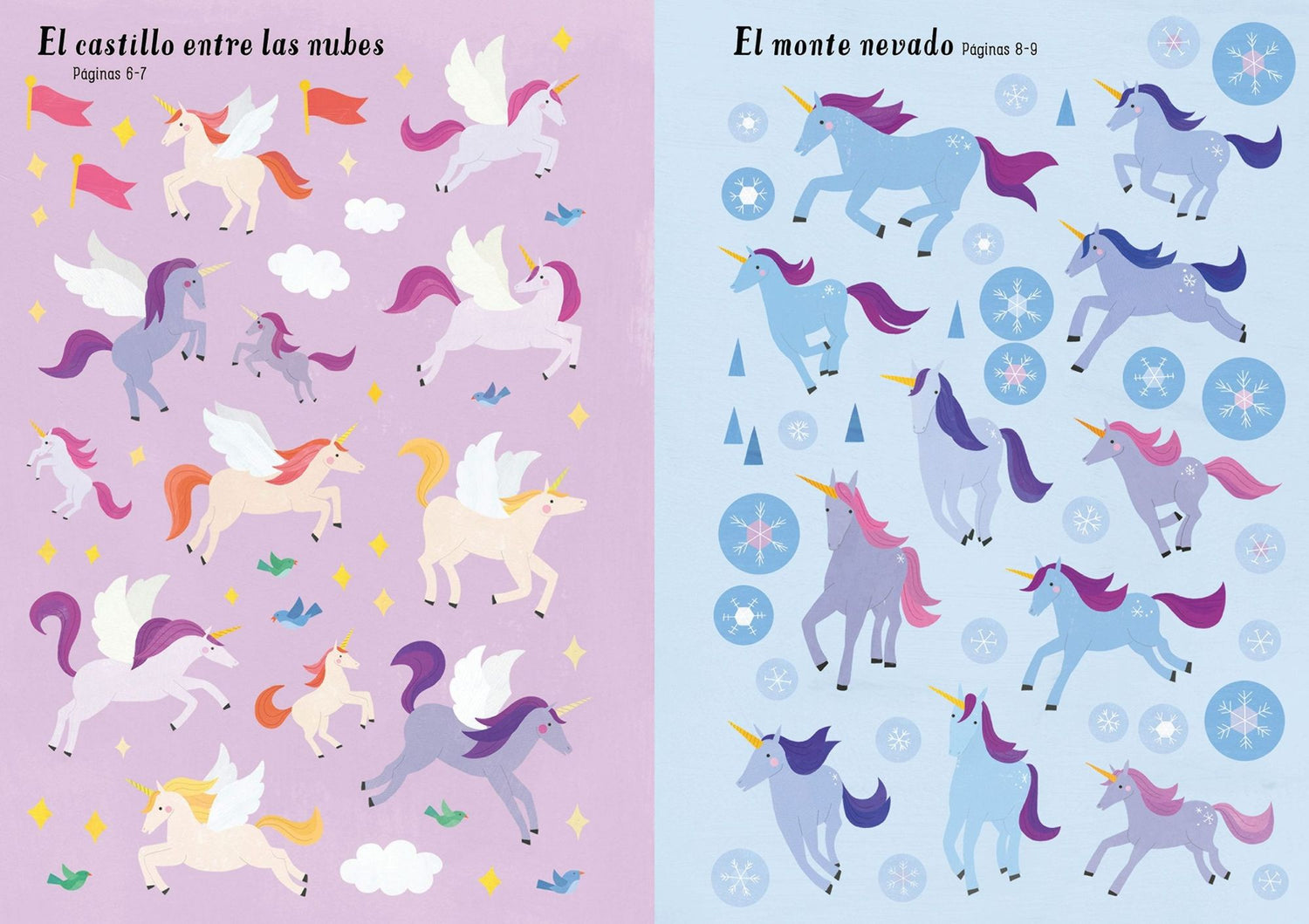 Libro Pegatinas Unicornios