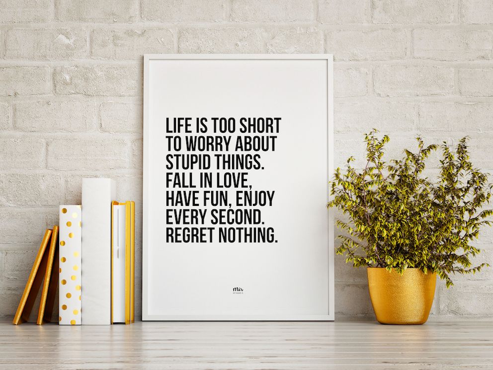 Print Life is Too Short