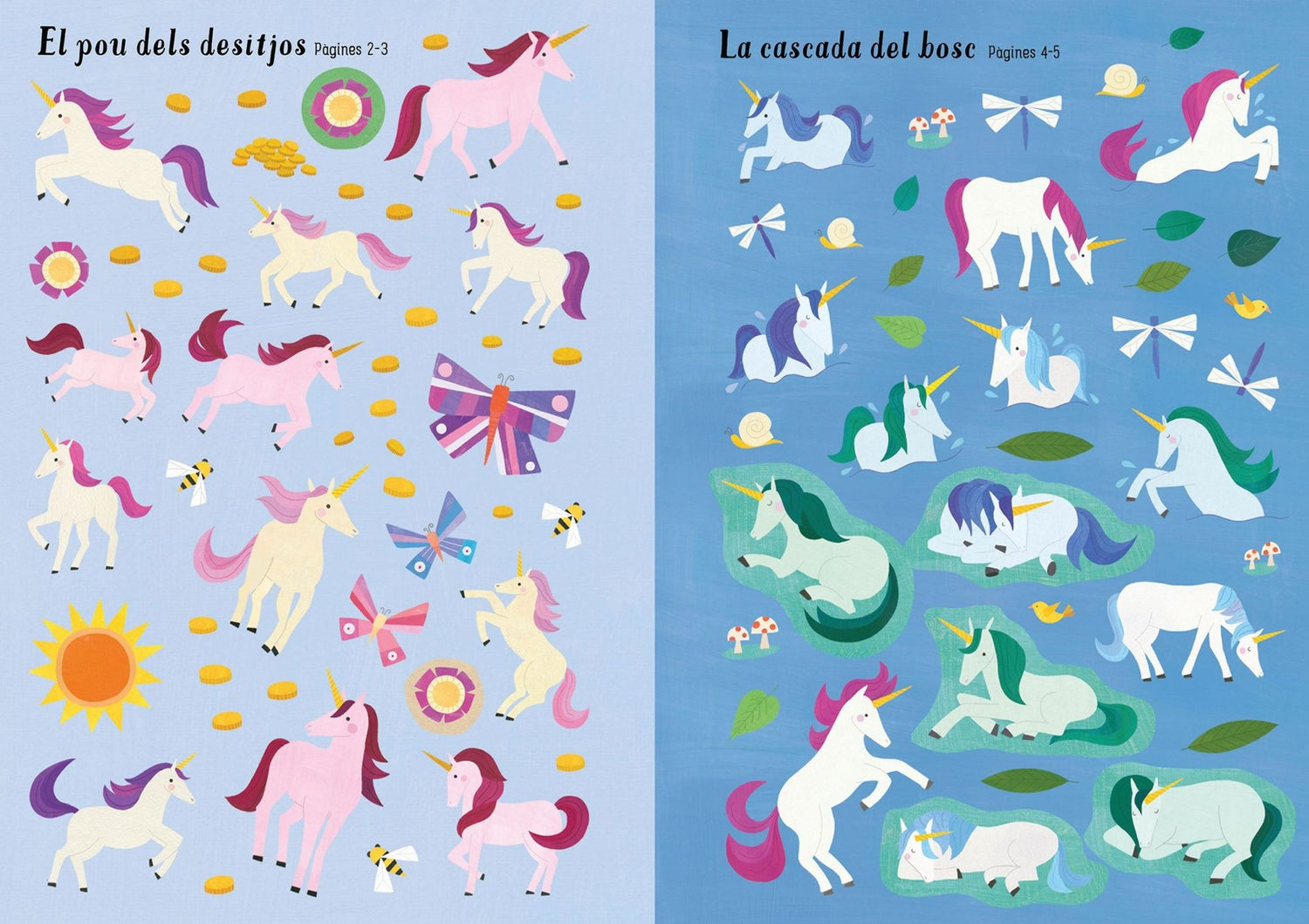 Llibre Enganxines Unicorns