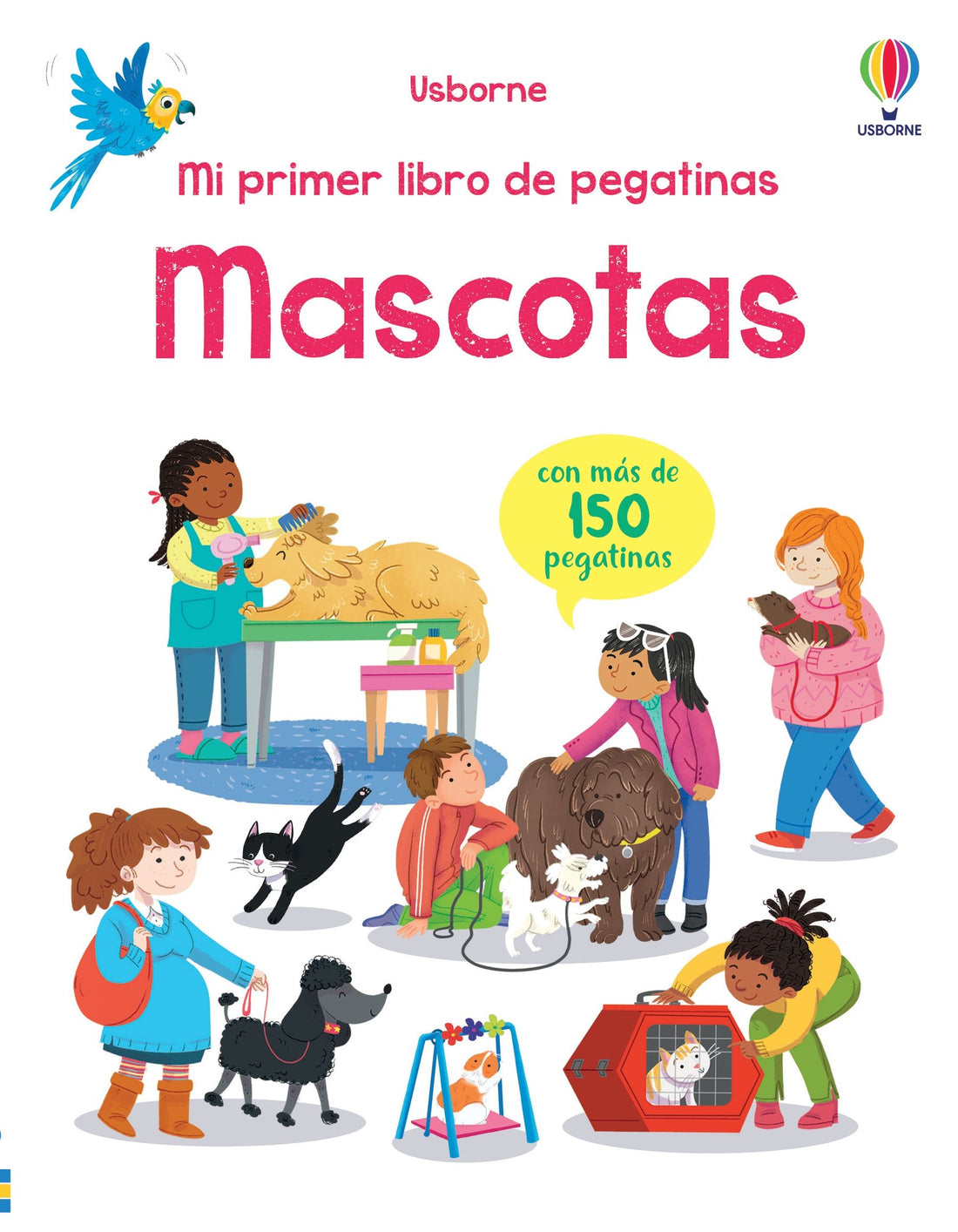 Libro Pegatinas Mascotas Usborne