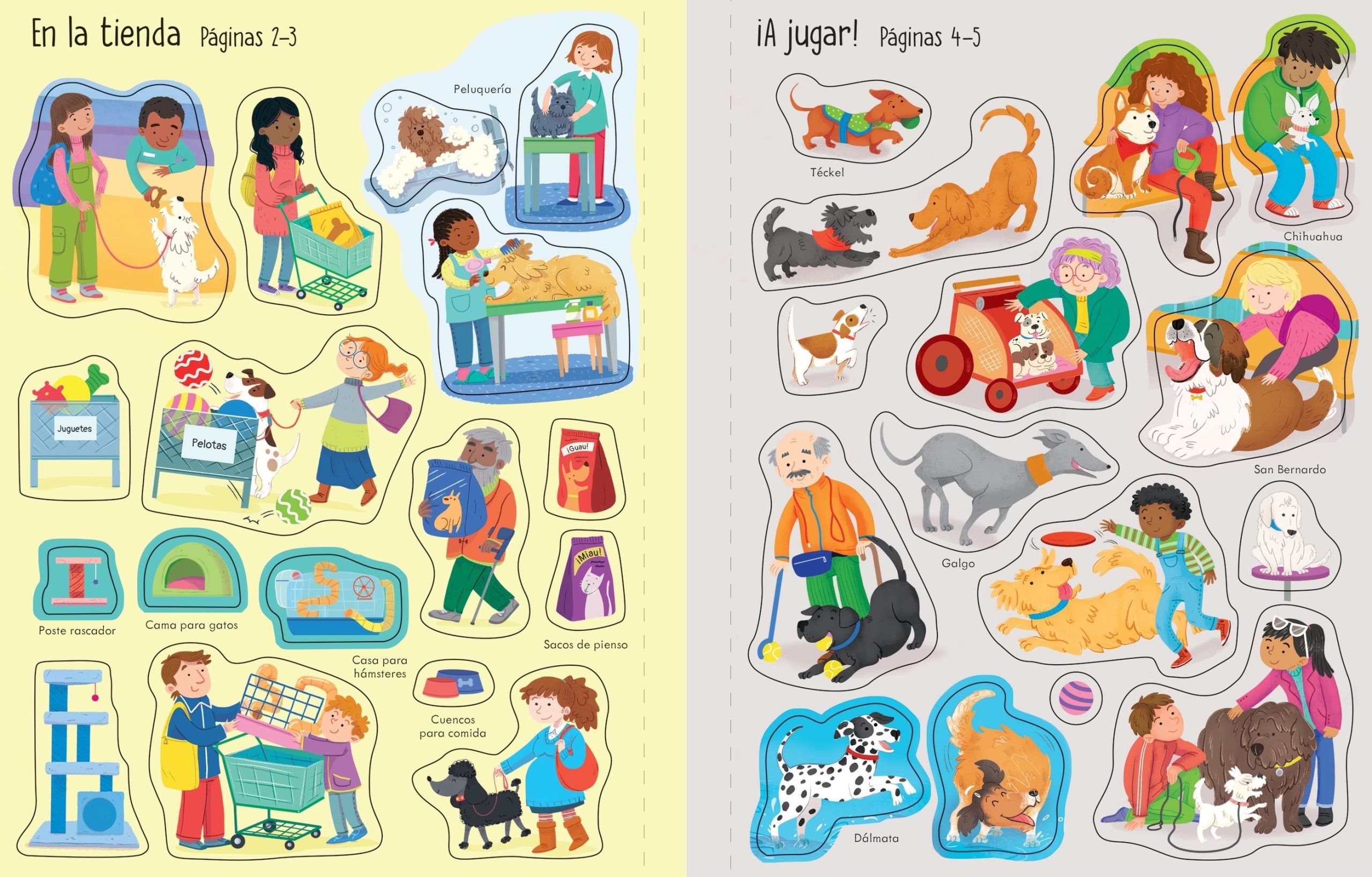 Libro Pegatinas Mascotas Usborne