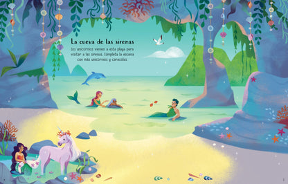 Libro Pegatinas Unicornios Usborne