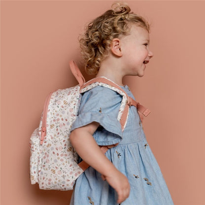 Mochila Infantil Flores Mariposas Little Dutch